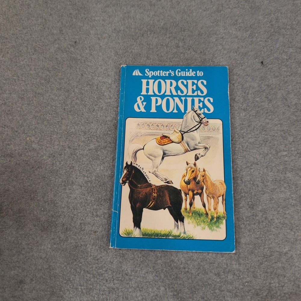 Spotter's Guide to Horses & Ponies 1979 First American Edition Joanna Spector - Picture 1 of 3